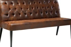 KARE Design Eetkamerbank Econo Buttons Vintage 162cm