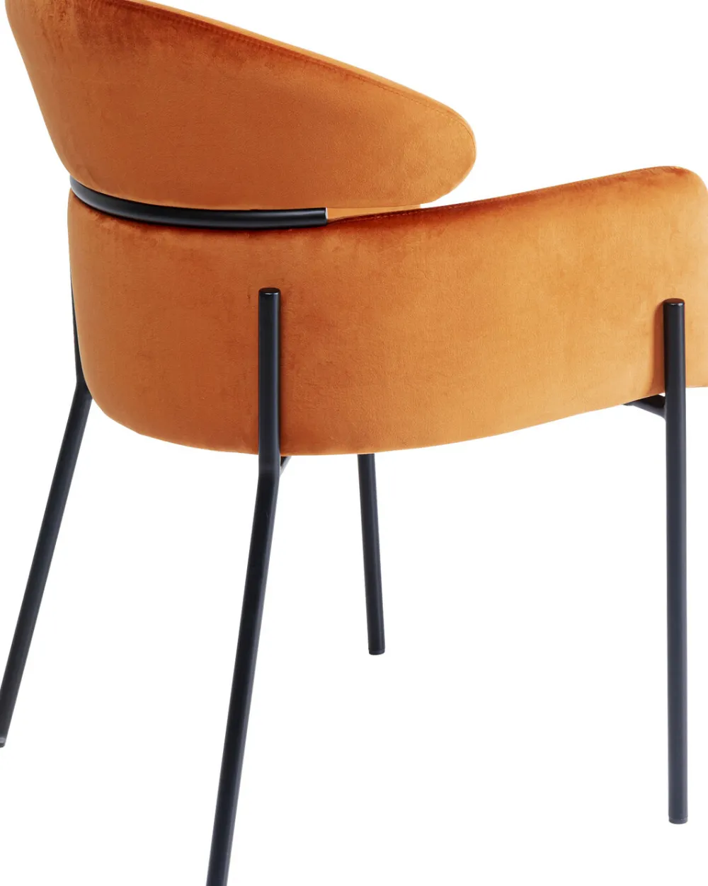 eetkamerstoel_alexia_fluweel_oranje_3.webp KARE Design Eetkamerstoel Alexia Fluweel Oranje