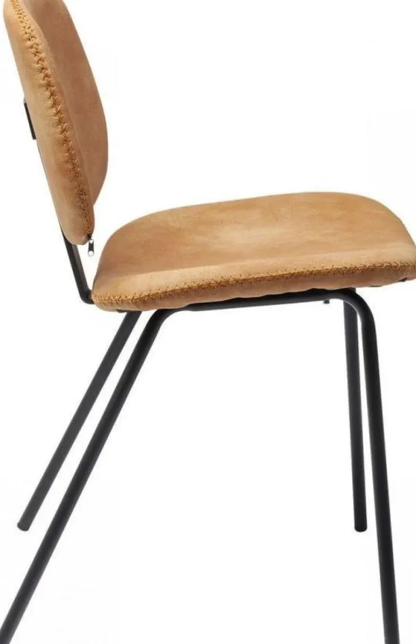 KARE Design Eetkamerstoel Barber Oranje