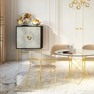 KARE Design Eetkamerstoel Belle Creme (2-delig)