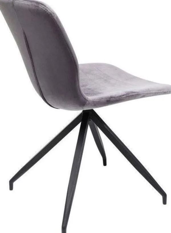 KARE Design Eetkamerstoel Butterfly Donkergrijs