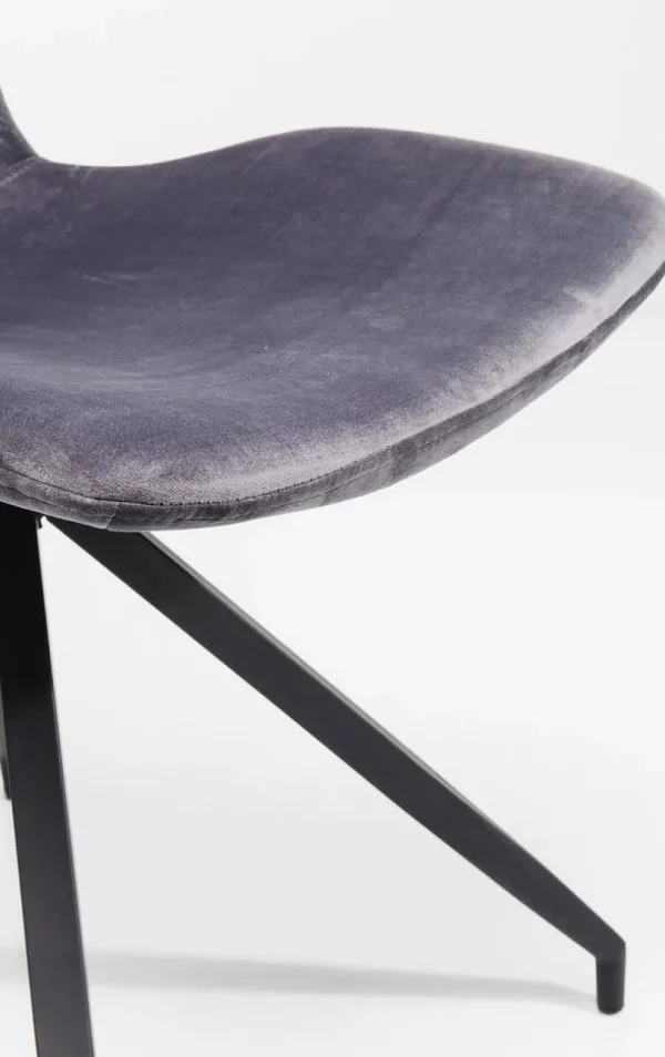 KARE Design Eetkamerstoel Butterfly Donkergrijs