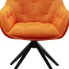 KARE Design Eetkamerstoel Carlito Mesh Orange