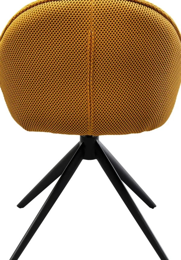 KARE Design Eetkamerstoel Carlito Mesh Yellow