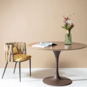 KARE Design Eetkamerstoel Cheerio Geel Incl. Kussen