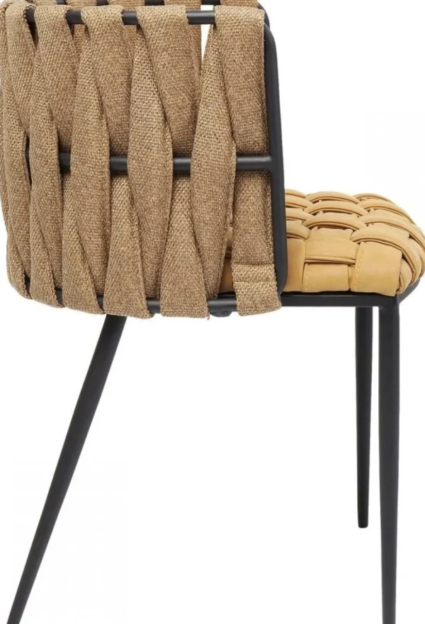 KARE Design Eetkamerstoel Cheerio Geel Incl. Kussen