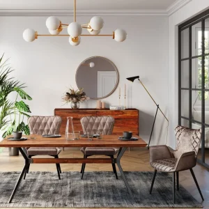 KARE Design Eetkamerstoel Dream Bruin