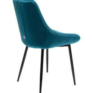 KARE Design Eetkamerstoel East Side Petrol-Blauw