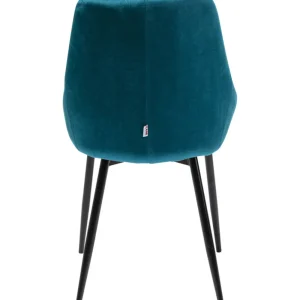 KARE Design Eetkamerstoel East Side Petrol-Blauw