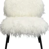 KARE Design Eetkamerstoel Hairy White