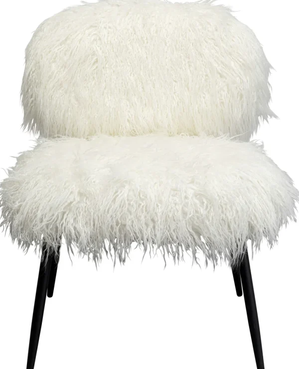 KARE Design Eetkamerstoel Hairy White
