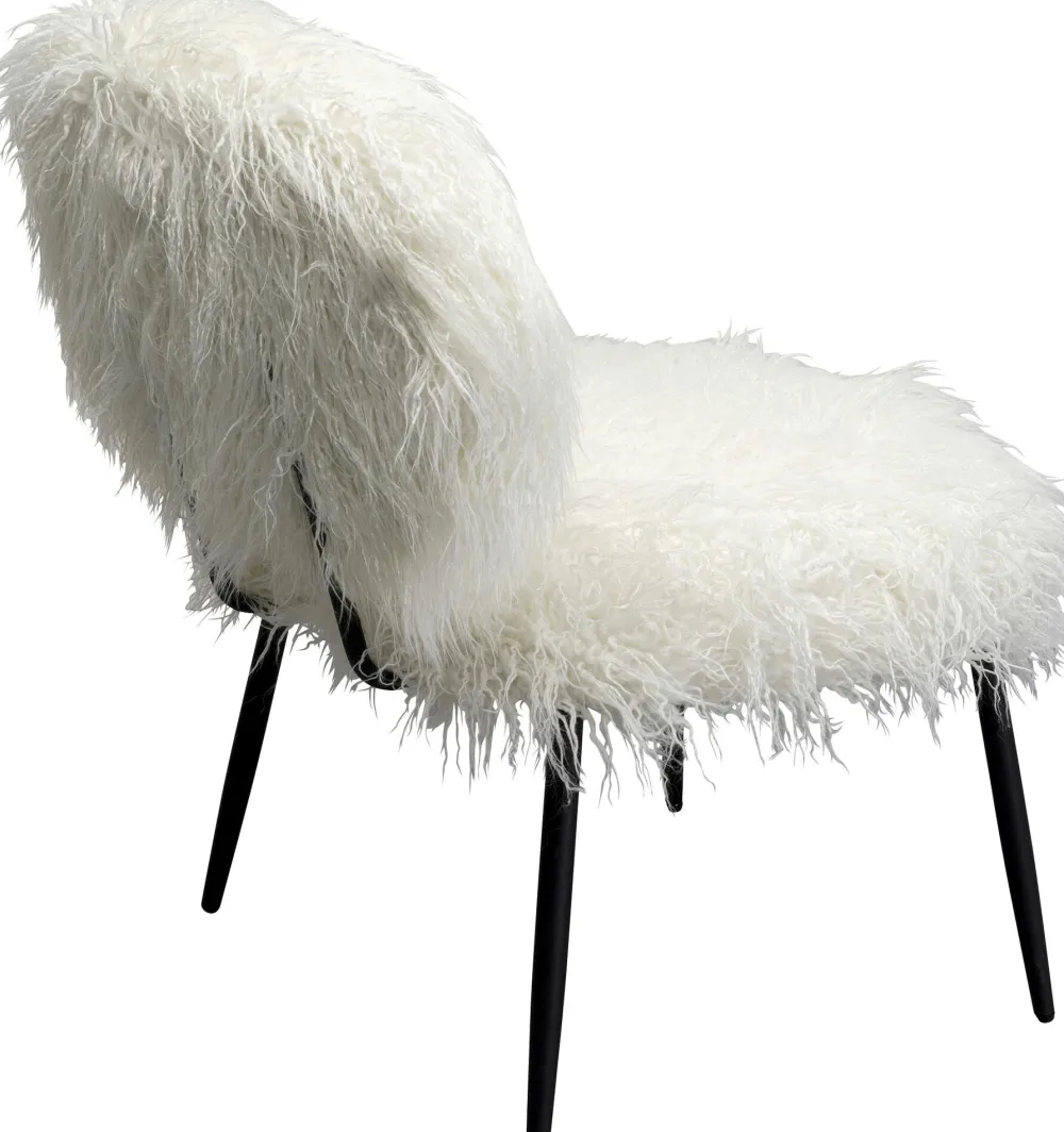 eetkamerstoel_hairy_white_2.webp KARE Design Eetkamerstoel Hairy White