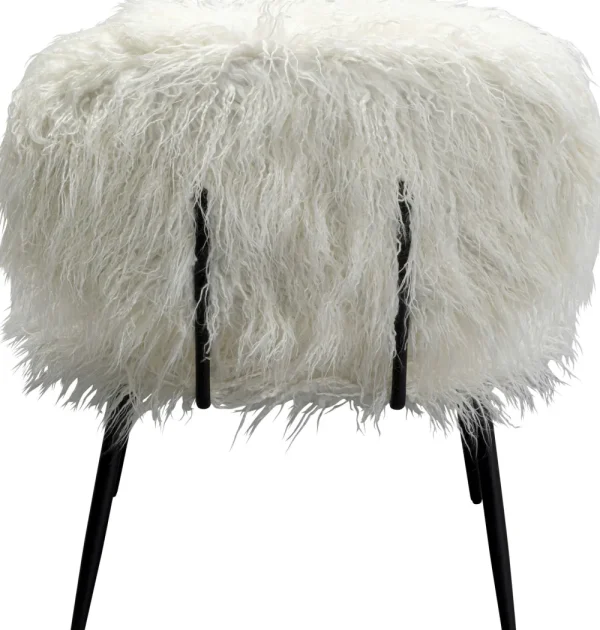 KARE Design Eetkamerstoel Hairy White