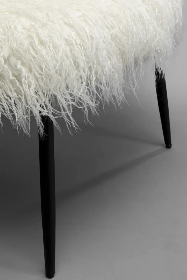 KARE Design Eetkamerstoel Hairy White