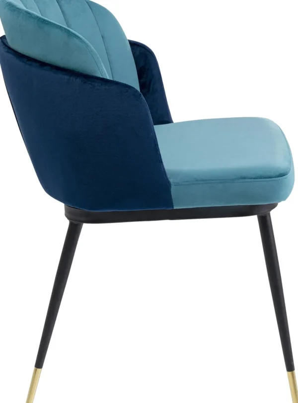 KARE Design Eetkamerstoel Hojas Blue