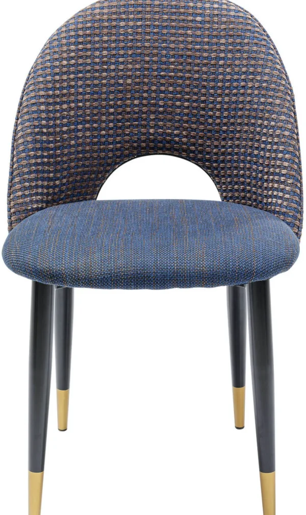 KARE Design Eetkamerstoel Hudson Blauw