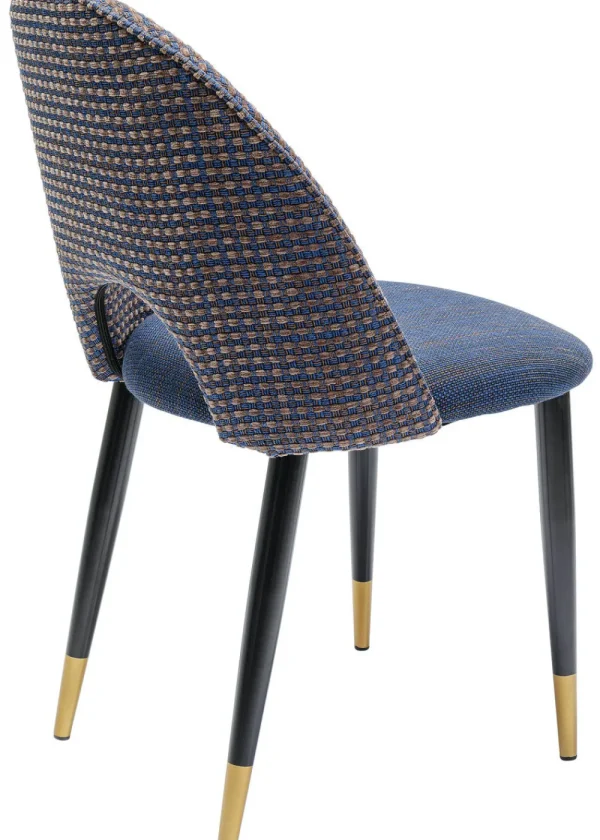 KARE Design Eetkamerstoel Hudson Blauw
