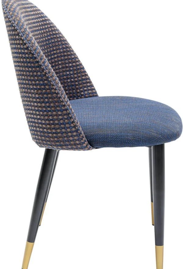 KARE Design Eetkamerstoel Hudson Blauw
