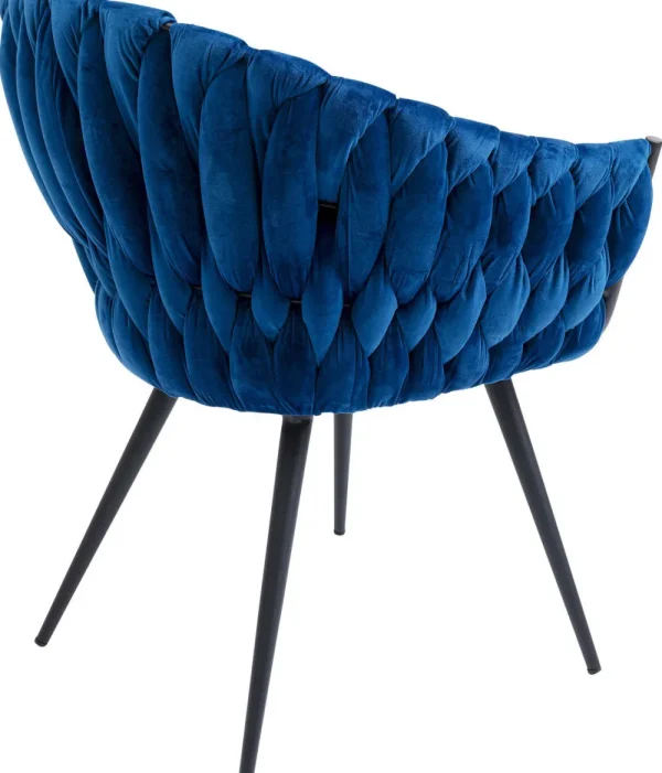 KARE Design Eetkamerstoel Knot Blauw
