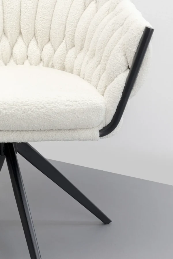 KARE Design Eetkamerstoel Knot Boucle