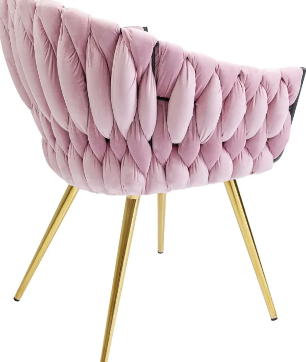 KARE Design Eetkamerstoel Knot Roze