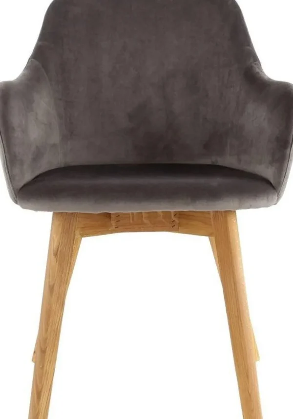 KARE Design Eetkamerstoel Lady Velvet Grey