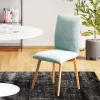 KARE Design Eetkamerstoel Lara Cord Blue