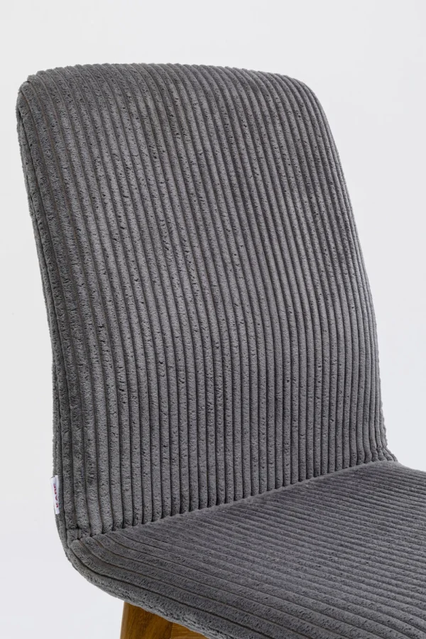 KARE Design Eetkamerstoel Lara Cord Grey