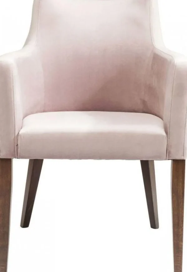 KARE Design Eetkamerstoel Mode Fluweel Roze