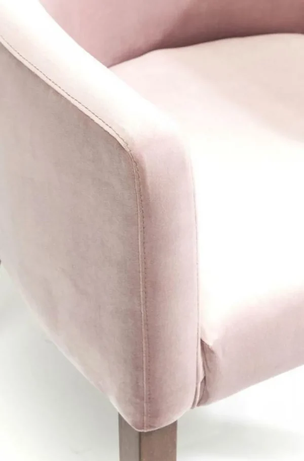 KARE Design Eetkamerstoel Mode Fluweel Roze
