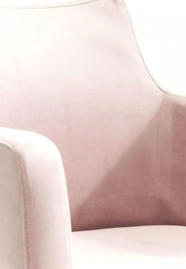 KARE Design Eetkamerstoel Mode Fluweel Roze