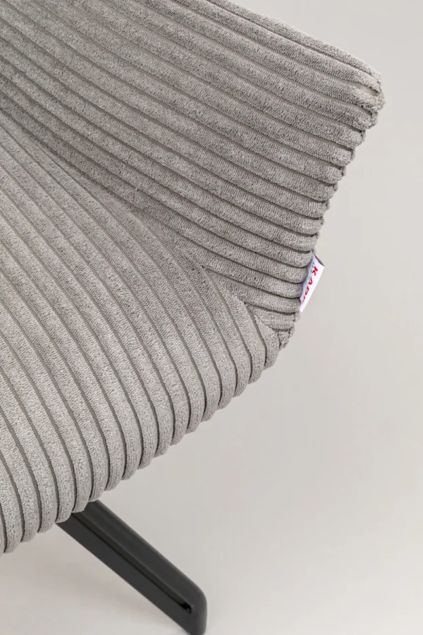 KARE Design Eetkamerstoel Rich Donkergrijs