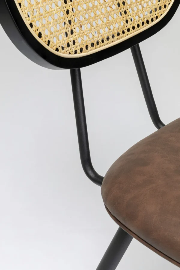 KARE Design Eetkamerstoel Rosali Brown