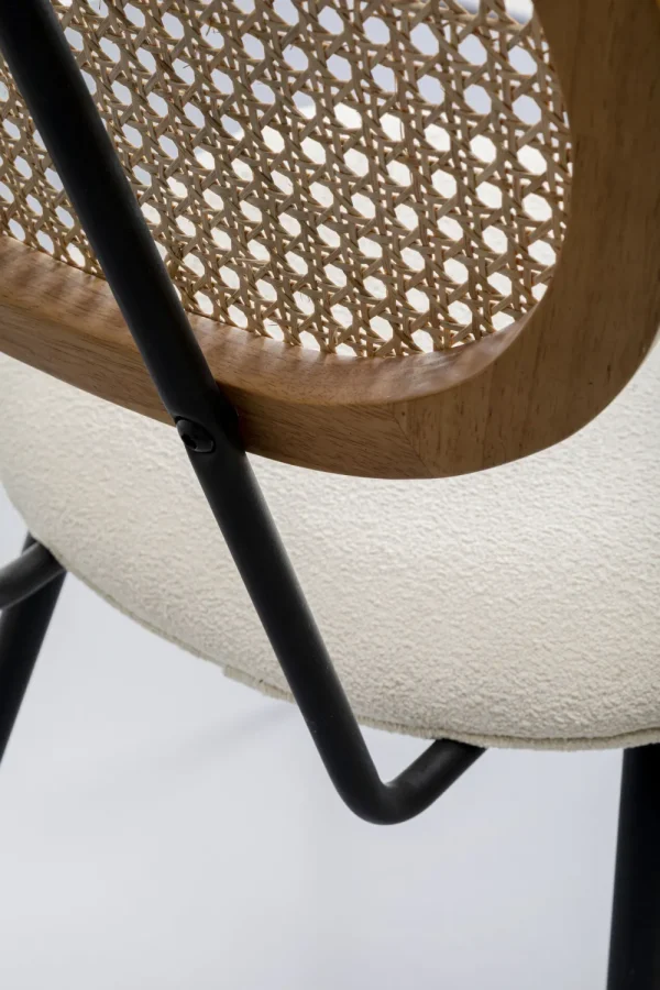 KARE Design Eetkamerstoel Rosali Cream