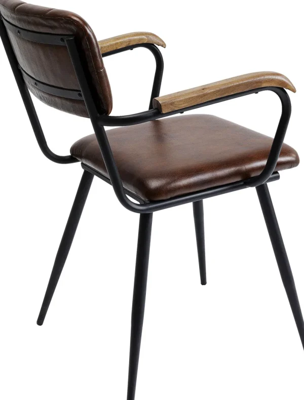 KARE Design Eetkamerstoel Salsa Leather Brown