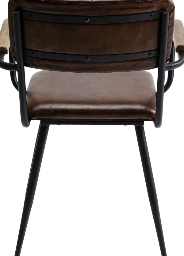 KARE Design Eetkamerstoel Salsa Leather Brown