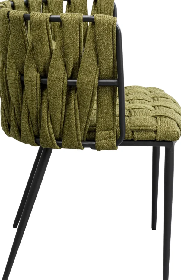 KARE Design Eetkamerstoel Saluti Dark Green