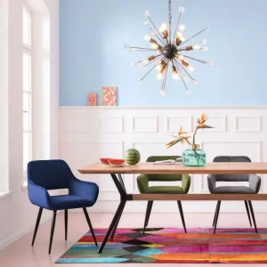 KARE Design Eetkamerstoel San Fransisco Blauw