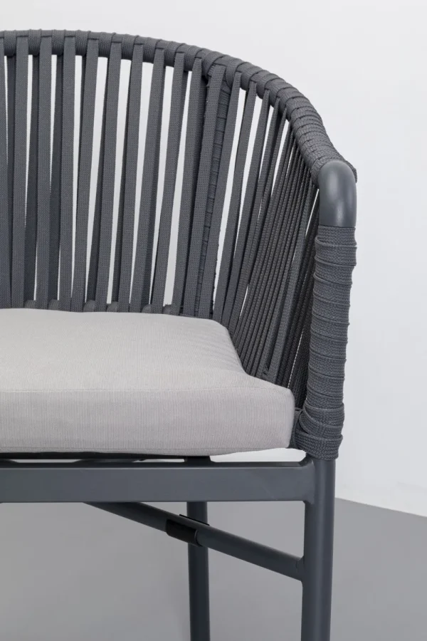 KARE Design Eetkamerstoel Santanyi Dark Grey