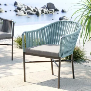 KARE Design Eetkamerstoel Santanyi Petrol