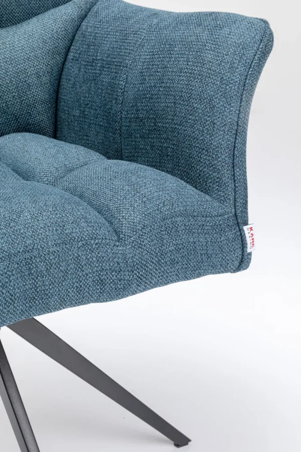 KARE Design Eetkamerstoel Thinktank Blue