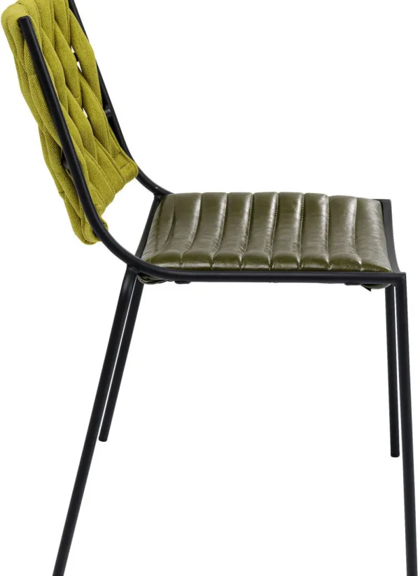 KARE Design Eetkamerstoel Two Face Groen