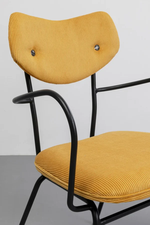 KARE Design Eetkamerstoel Viola Yellow