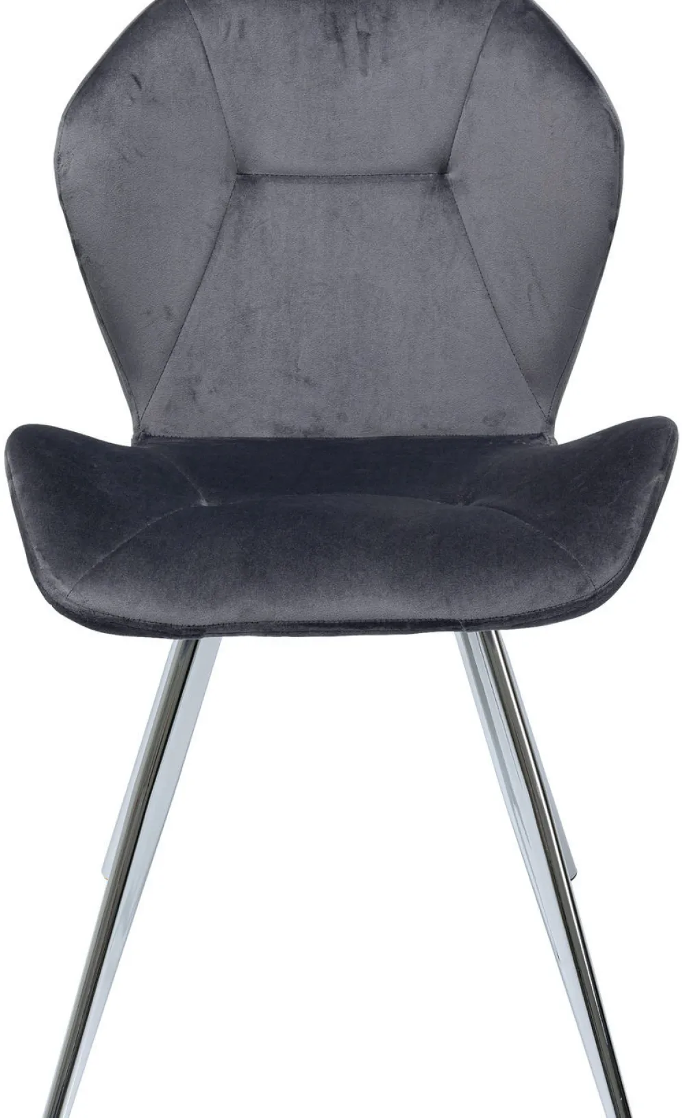 eetkamerstoel_viva_grijs_chroom_1.webp KARE Design Eetkamerstoel Viva Grijs Chroom