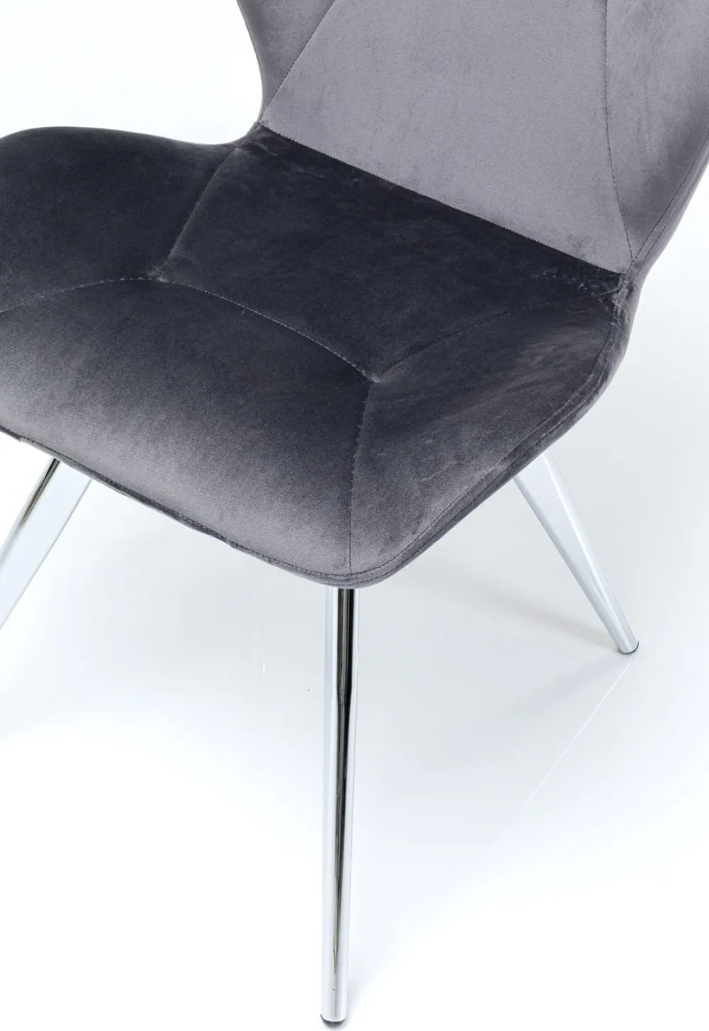 eetkamerstoel_viva_grijs_chroom_5.webp KARE Design Eetkamerstoel Viva Grijs Chroom