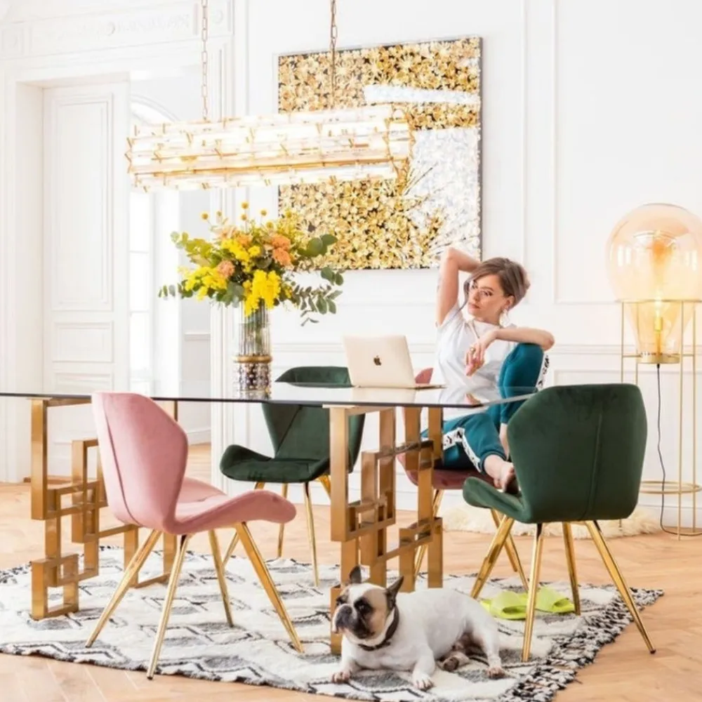 eetkamerstoel_viva_groen_0.webp KARE Design Eetkamerstoel Viva Groen