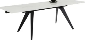 KARE Design Eettafel Amsterdam Marmer 160(+40+40)x90