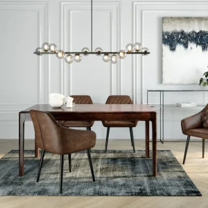 KARE Design Eettafel Brooklyn Walnoot 160x80cm