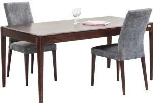 KARE Design Eettafel Brooklyn Walnoot 160x80cm