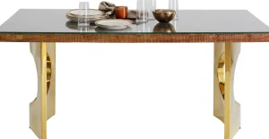 KARE Design Eettafel Conley Oho Gold 180x90cm